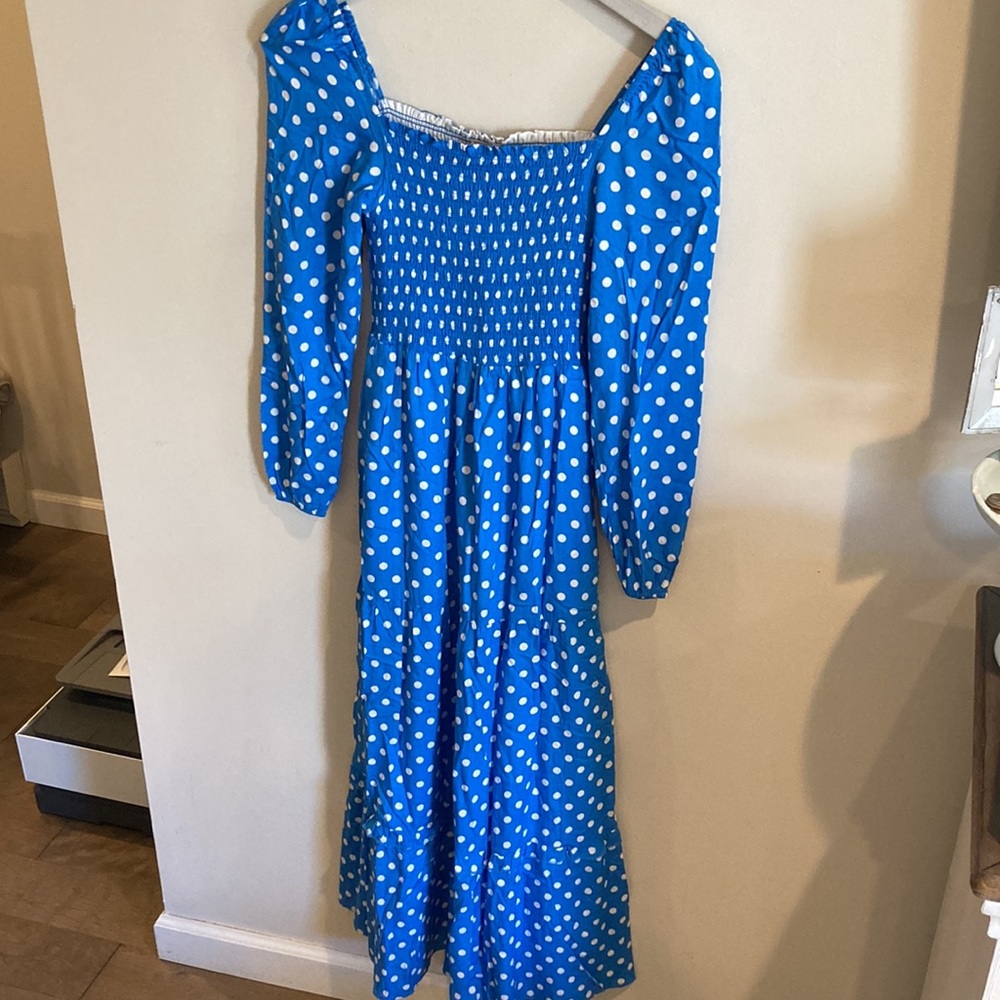 BRAND NEW Dolan Left Coast Laney Polka Dot Maxi Dress Small‎ - Picture 4 of 9